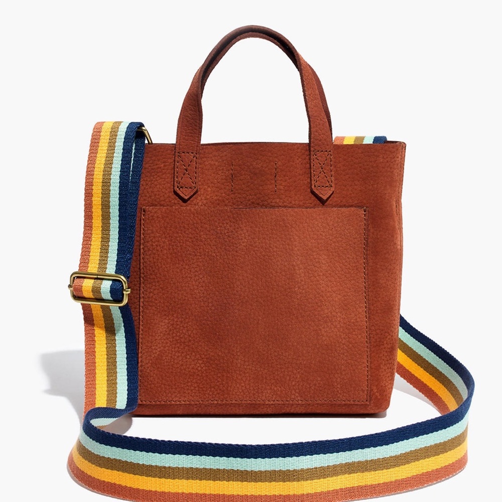 Madewell Small Transport Bag Rainbow Strap Edition